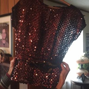 Vintage sequin shirt